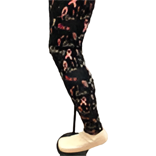 Girls Leggings "Pink Ribbon"