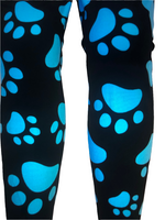 Printed Leggings "Blue Paw"