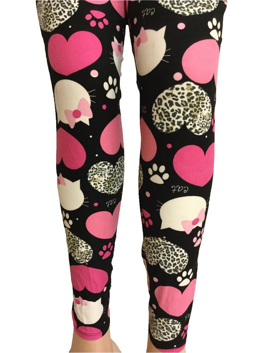 Printed Leggings "Purrrdy Kitty"