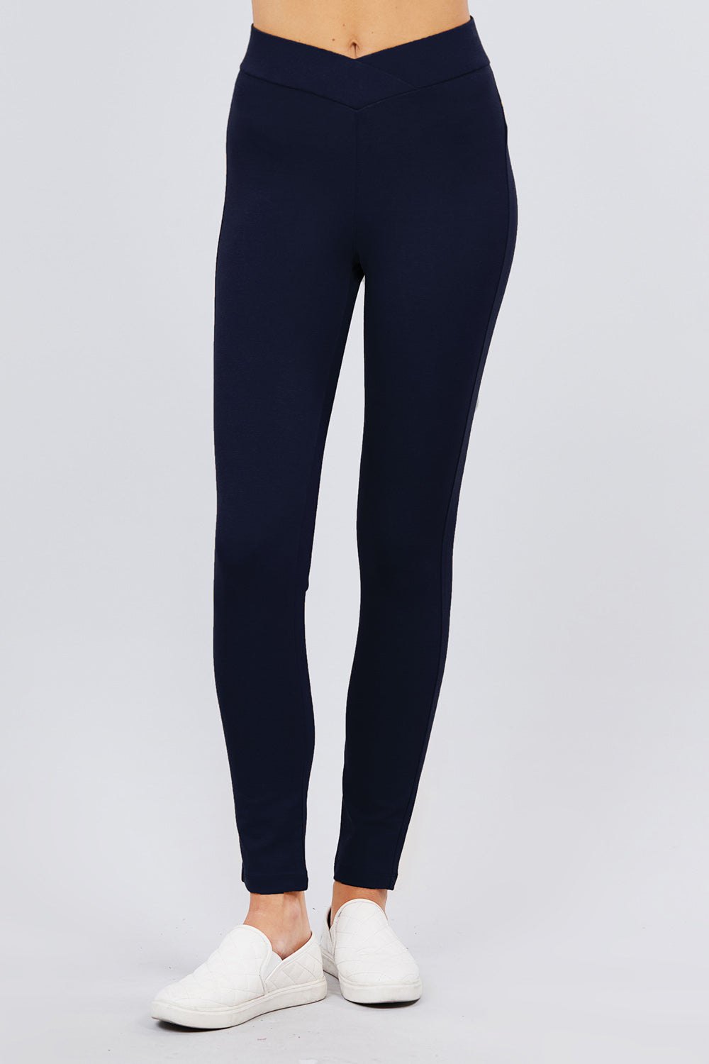 Mid Rise Ponte Pant