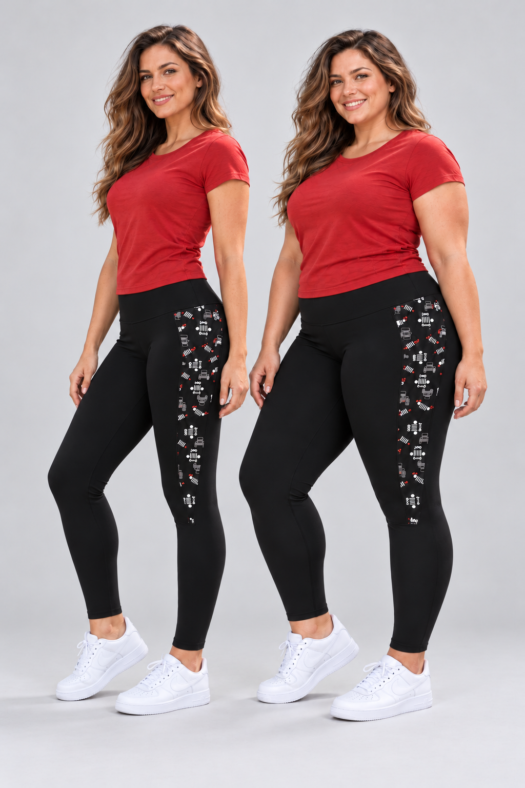 V Shape Pocket Leggings "Jeep Girl"