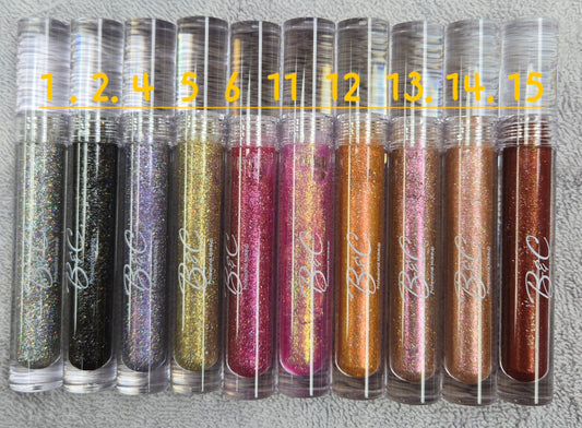 B & C Pro Holographic Glitter Lip Gloss