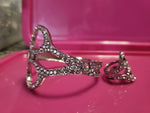 Stylist Rhinestone Cuff Scissor Bracelet