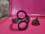 Stylist Rhinestone Cuff Scissor Bracelet