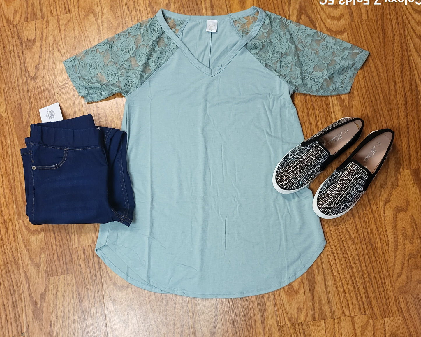 Lacey Short Sleeve Top