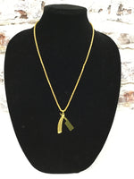 Straight Razor Necklace