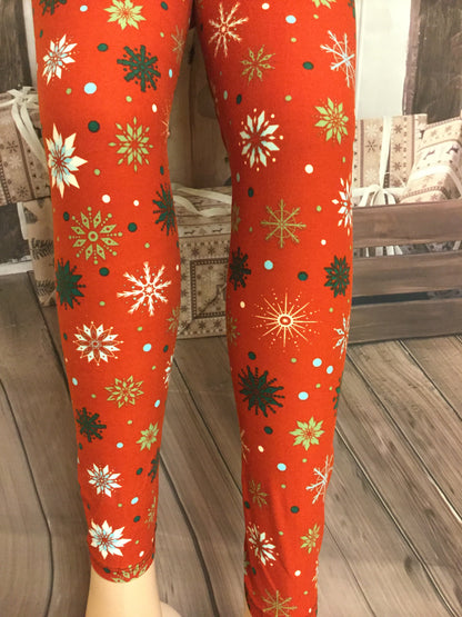 Christmas Leggings "Gift Wrap"