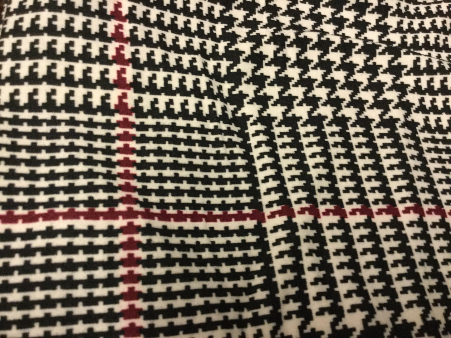 Checkered Plaid Print  Leggings