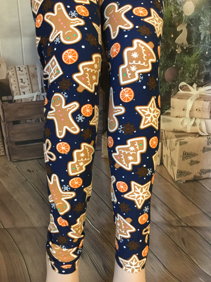 Plus Christmas 1X3X Leggings "Ginger Bread"