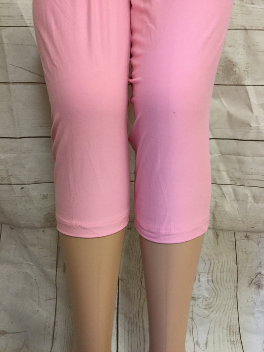 EXTRA PLUS Solid Pink Mid Calf
