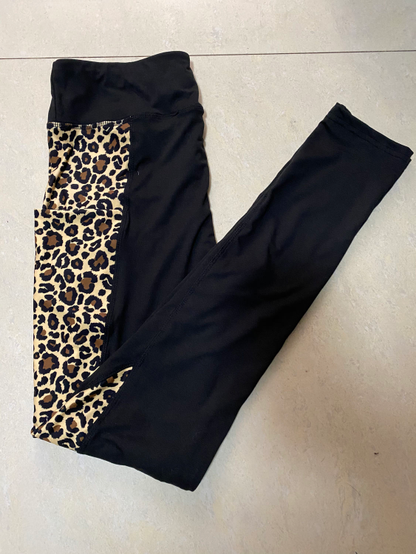 V Shape Pocket Leggings "Leopard"