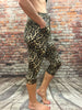 L/XL / Black / Leopard Print