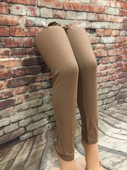 Classic Solid Leggings - Mocha