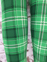 Printed Leggings "Lucky Girl Plaid"