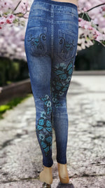 Rhinestone Accent Leggings