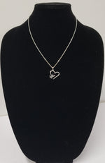 Stylist Open Heart Scissor Necklace