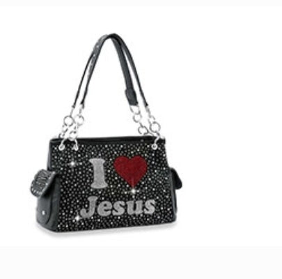 I Love Jesus Shoulder Handbag
