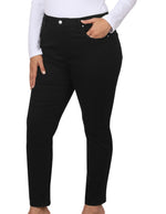 Plus Size 5 Pocket Skinny Denim Pants