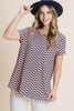X Large / Navy Blue/ Peach