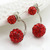 Rhinestone Ball Stud Earrings