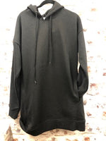 Stylist Over Sized Hooded Sweatshirt Scissor Rhinestones