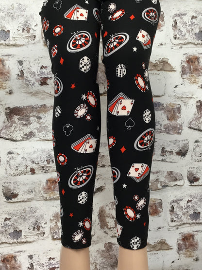 Printed Leggings "Casino"