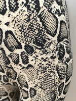 Printed Leggings "Khaki Snakeskin"