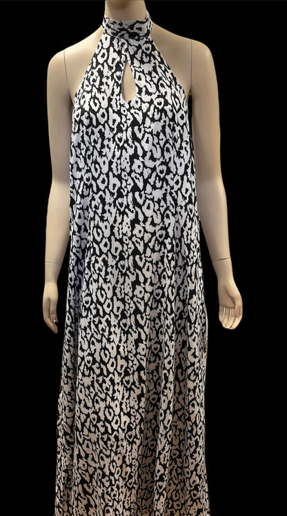 Halter Dress with Keyhole