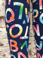 Printed Leggings"Alphabetical Order"