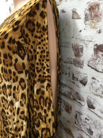 Animal Print High Low Dress