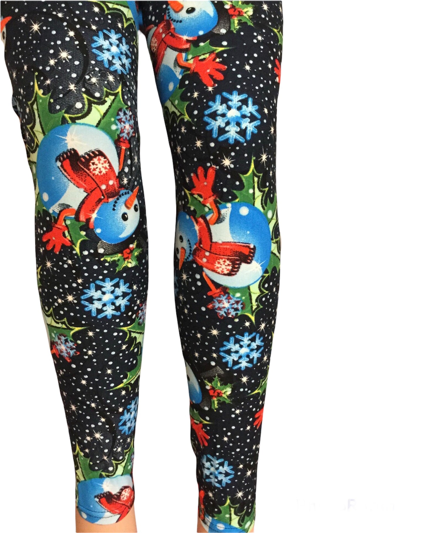 EXTRA PLUS Frosty The Snowman Printed Leggings