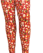 Christmas Leggings "Happy Holidays Snowman"