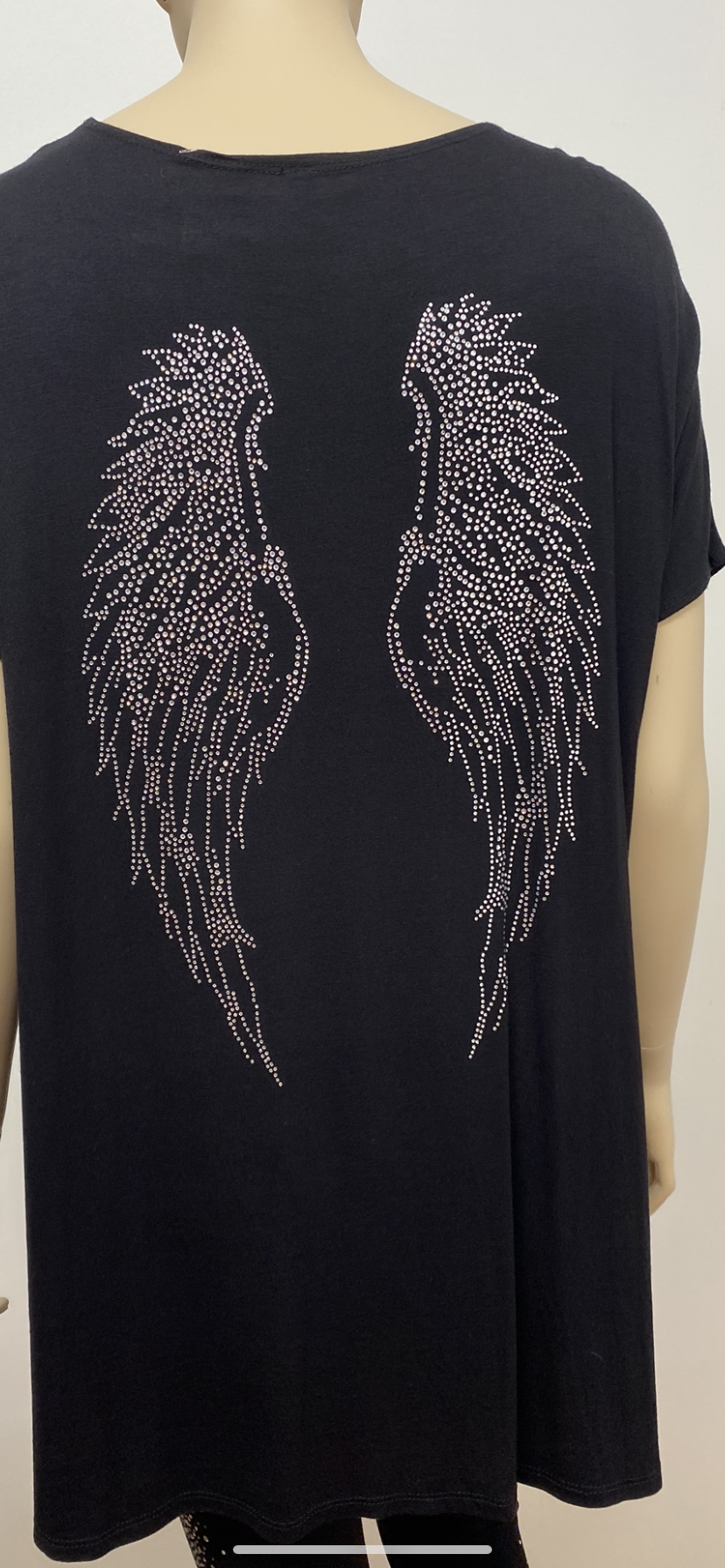 Wing Rhinestone Top