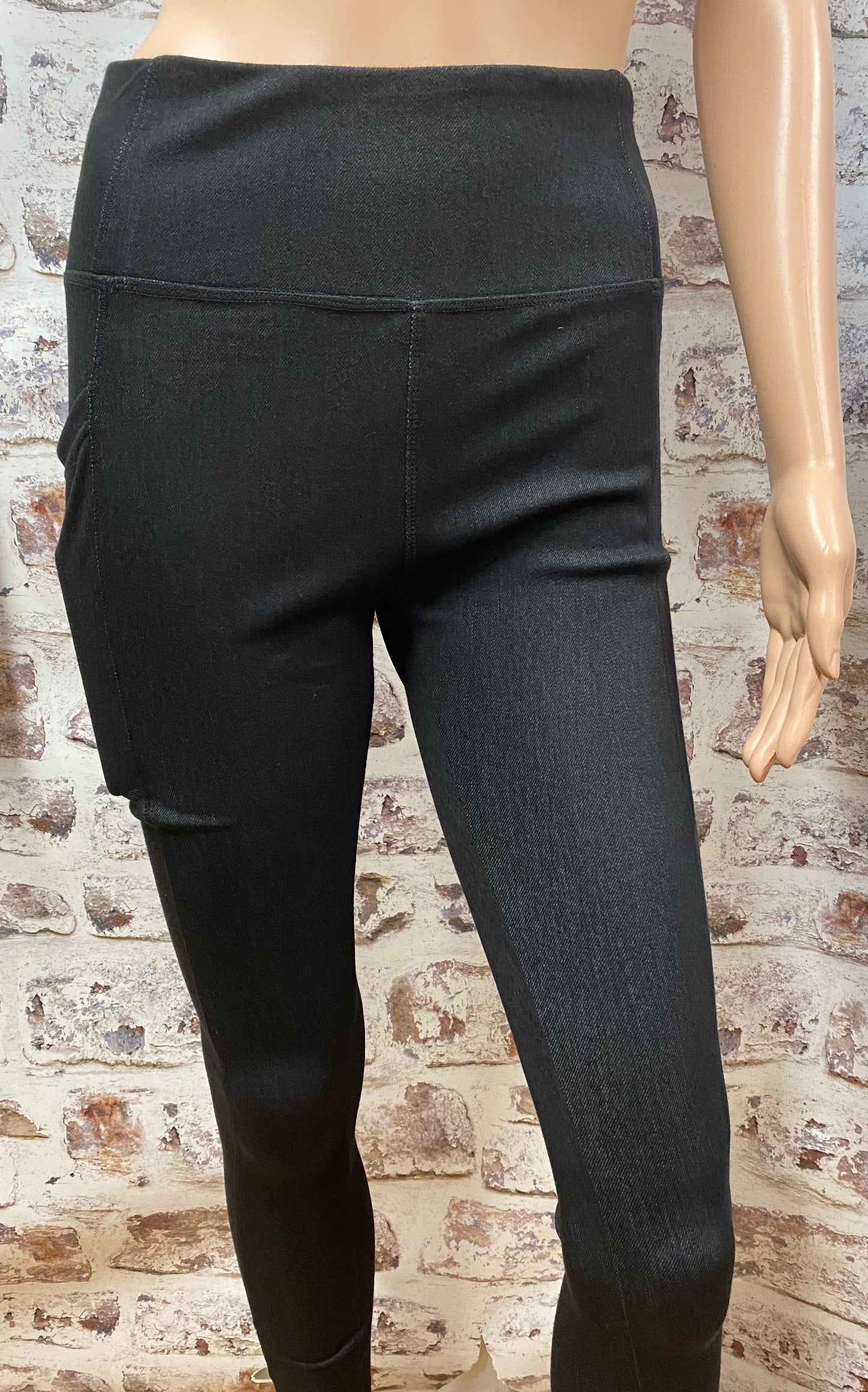 Black Jeggings with Cell Phone Pocket