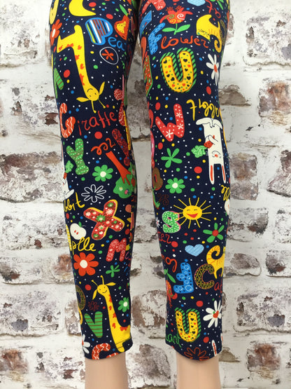 Printed Leggings "Teachers Pet"