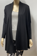 Stylist Long Sleeve Cardigan with Scissor Rhinestones