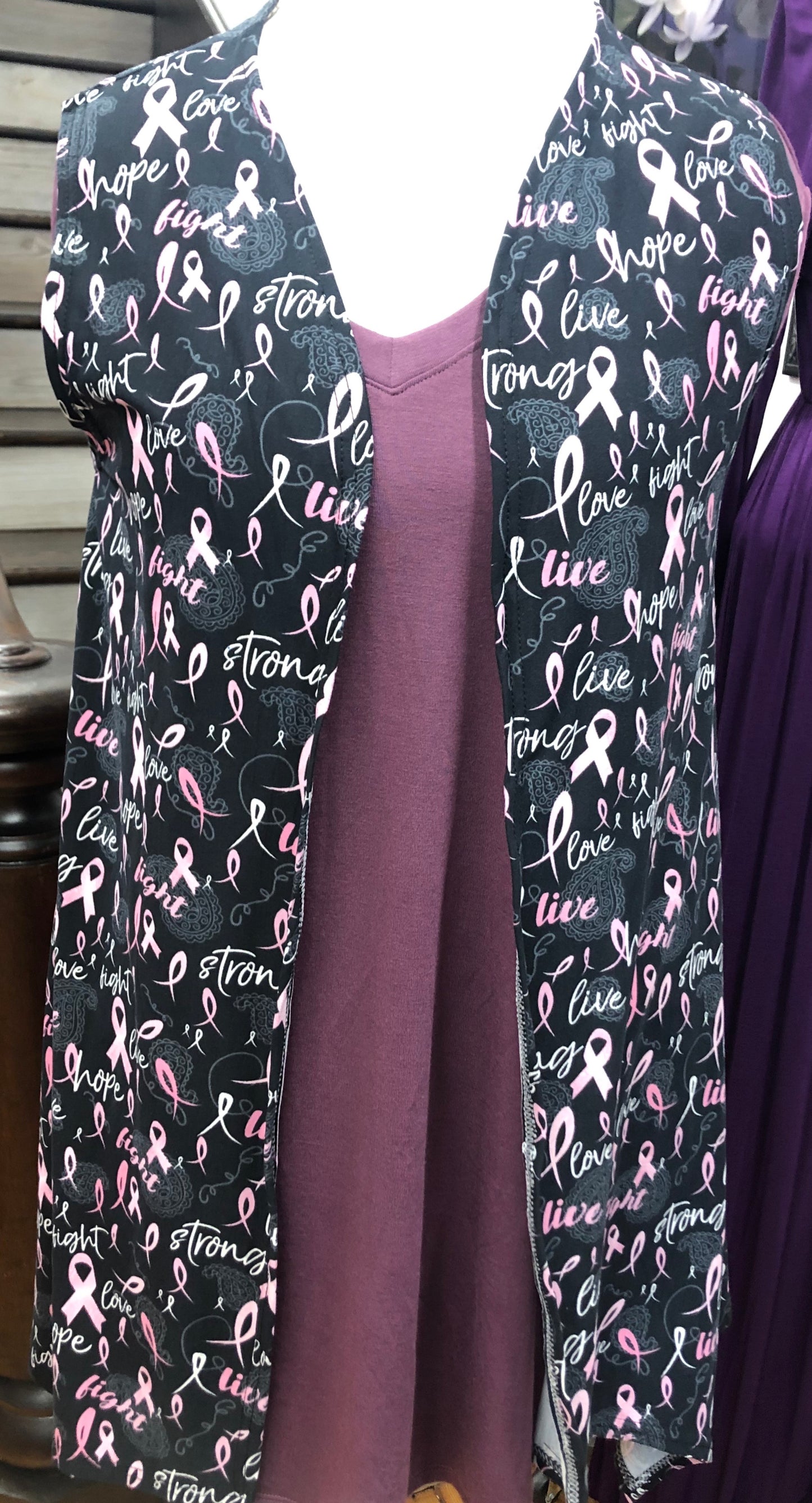 Pink Ribbon Vest