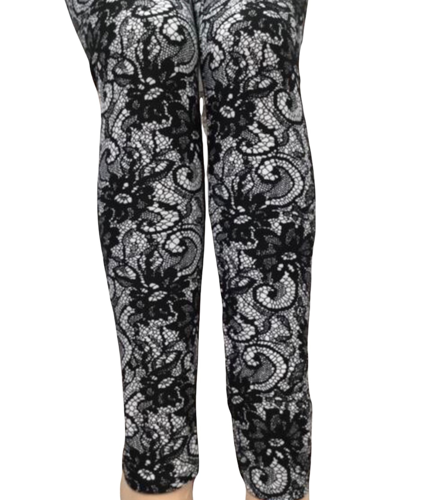 Lace It Up Printed Leggings