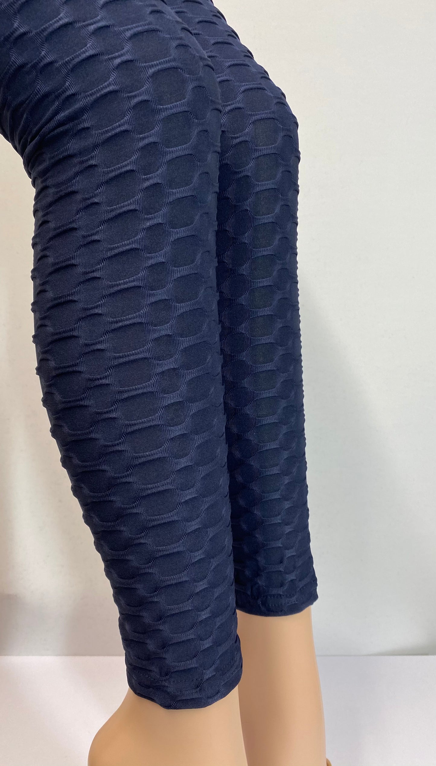 Honeycomb Navy Leggings