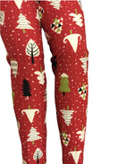 Christmas 1X3X Leggings "Red X Mas Tree"