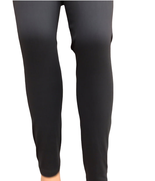 Extra Plus Solid Charcoal Leggings