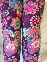 Printed Leggings "Multi Fun Asian Elephant"