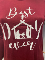 Burgundy Best Day Ever Top