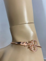 Scissor Bangle Bracelet