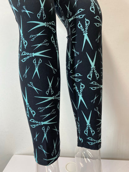 Stylist Scissor Print Leggings