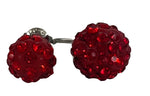 Rhinestone Ball Stud Earrings