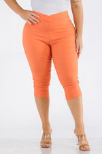 Plus V Waist Capri Capri