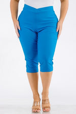 Plus V Waist Capri Capri