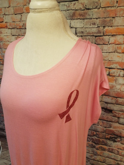 Pink Ribbon Specialty High Low Top