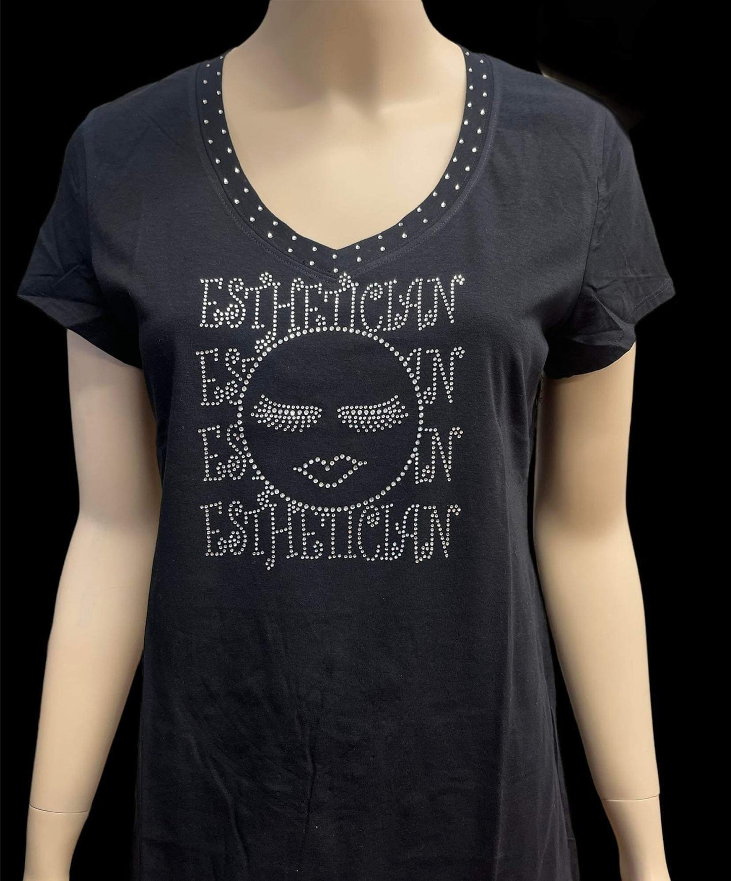 Smiley Esthetician Fitted Shirt